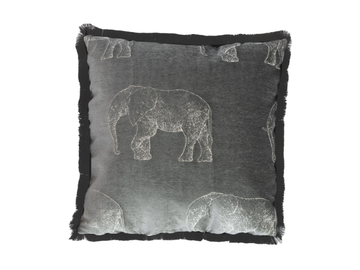 VG1 / VE1 / VT1 - Hand embroidered velvet cushion by MX HOME - view 2